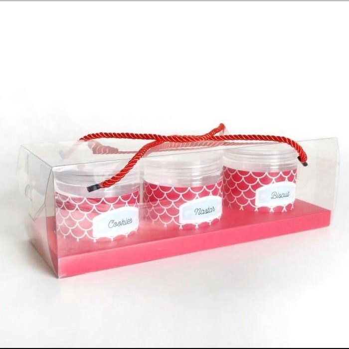 

Box Mika Tali - Kotak Hampers Kue Kering Isi 3 / Gift Box 097