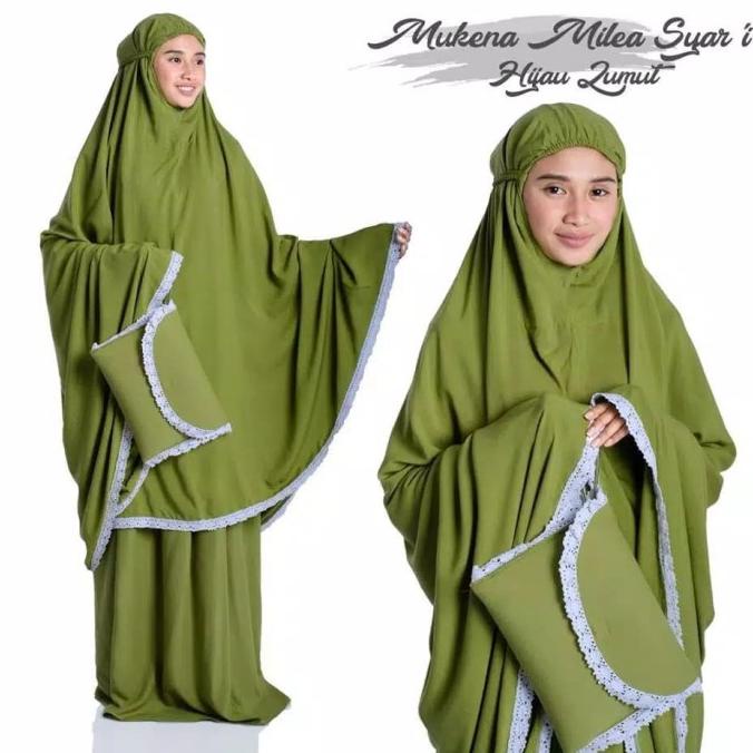Mukena rayon dewasa bali rukuh lebaran berkualitas