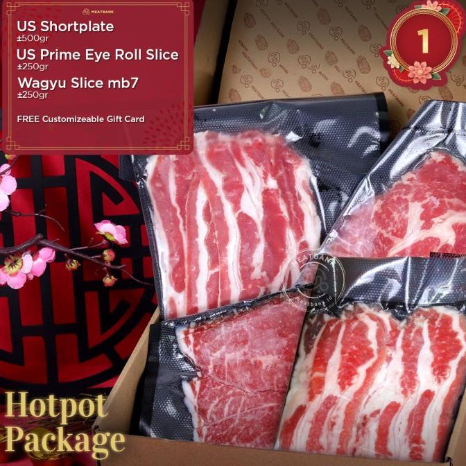 

CNY HAMPERS MEATBANK Imlek Parsel wagyu parcel shabu yakiniku hotpot