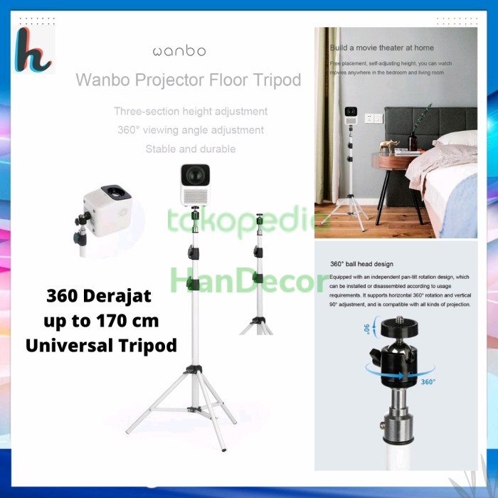 Terlaris Wanbo T2 Max Tripod Projector Tripod Wanbo T2 Max Bracket