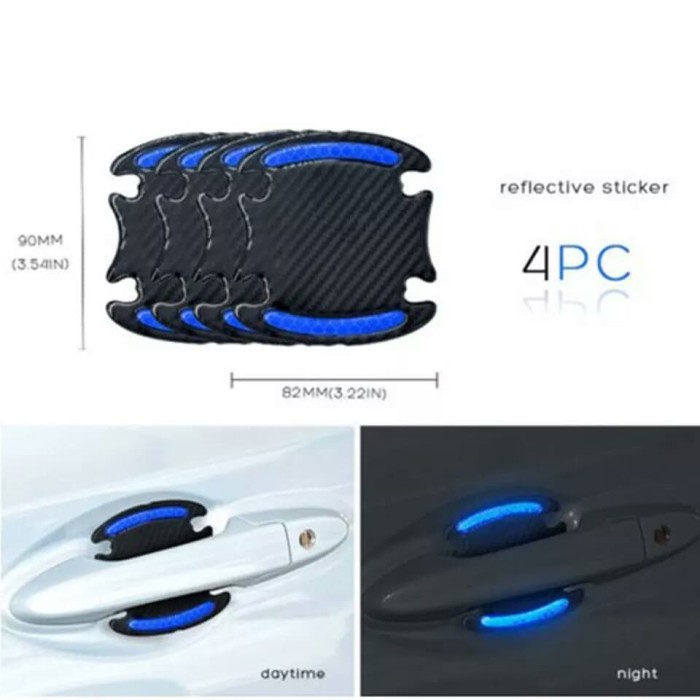 PELINDUNG GAGANG PINTU MOBIL HANDLE PINTU CARBON SUZUKI SWIFT