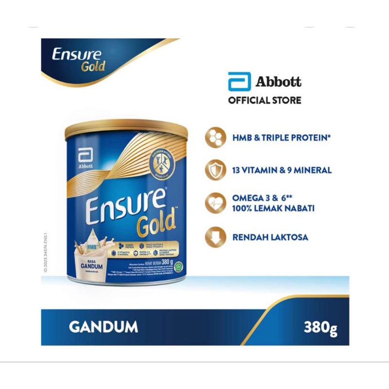 

ENSURE 380G (GANDUM & COKELAT)