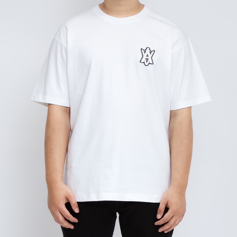 ADLV. A Logo Emblem White Tee