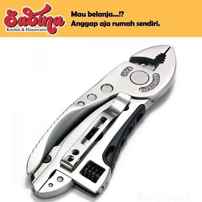 Kunci Pas Swiss Army Pisau Outdoor Survival Edc Multifungsi Knifezer