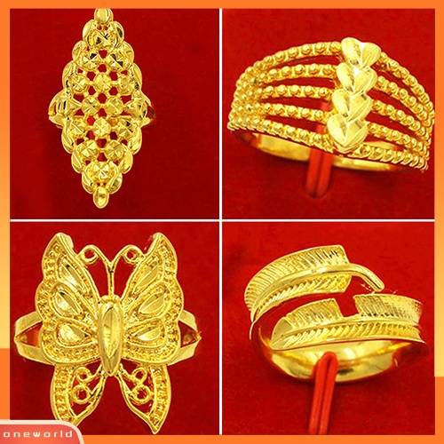 Perhiasan: Cincin Gambar Bintang/Bunga/Kupu-Kupu Dengan 11 Design