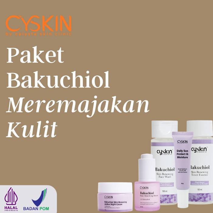 Bakuchiol Cyskin Skincare Supaya Awet Muda Atasi Kulit Kusam