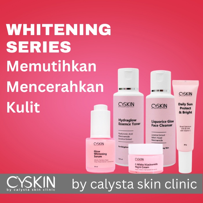 Paket Memutihkan Wajah Whitening Serum Calysta