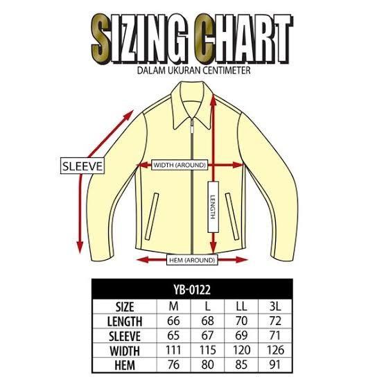 JAKET YELLOW CORN YB-1105 Black/Gold