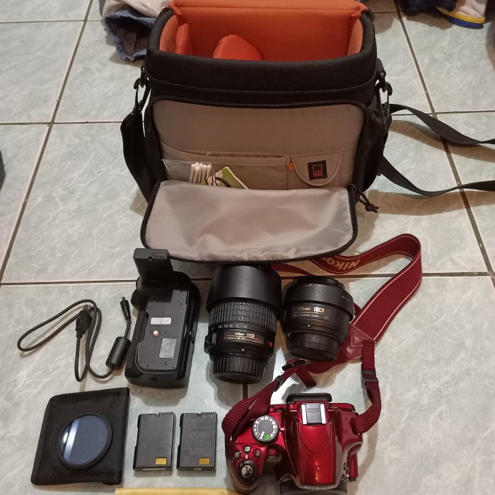 MJTV Nikon D3200 fullset second like new click dibawah 1000 jepretan