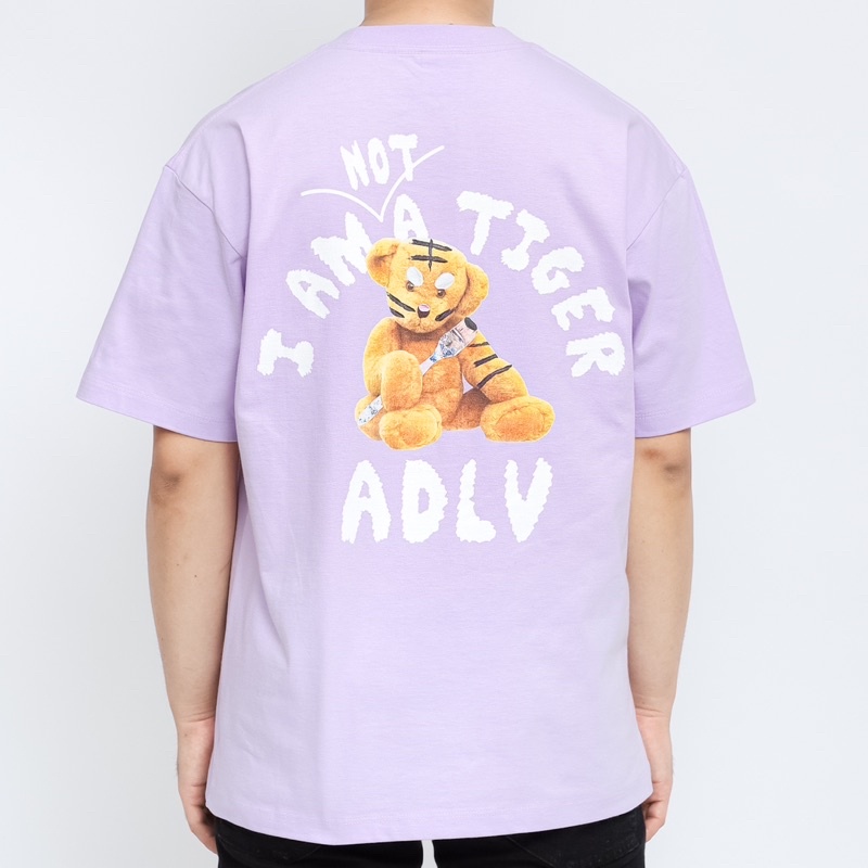 ADLV. Tiger Teddy Bear Doll Light Purple Tee