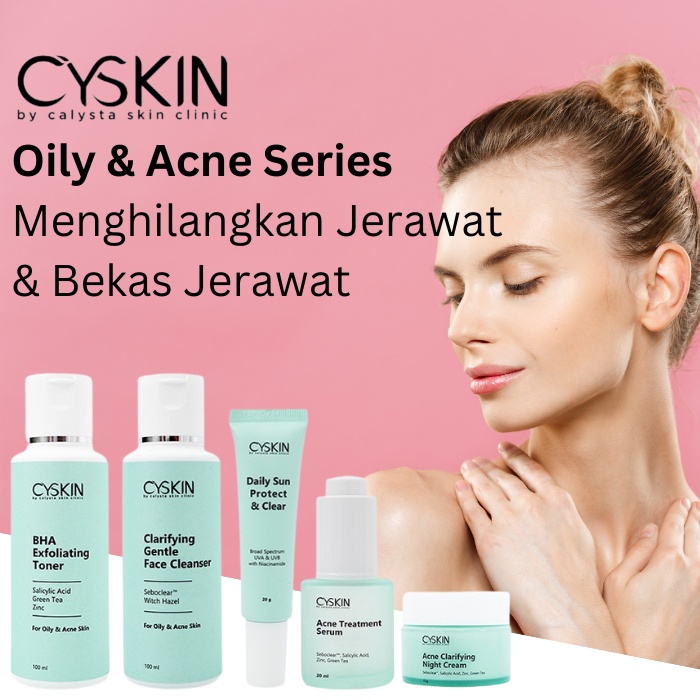 Paket Acne Cyskin Serum Wajah Berjerawat Merah Kulit Berminyak