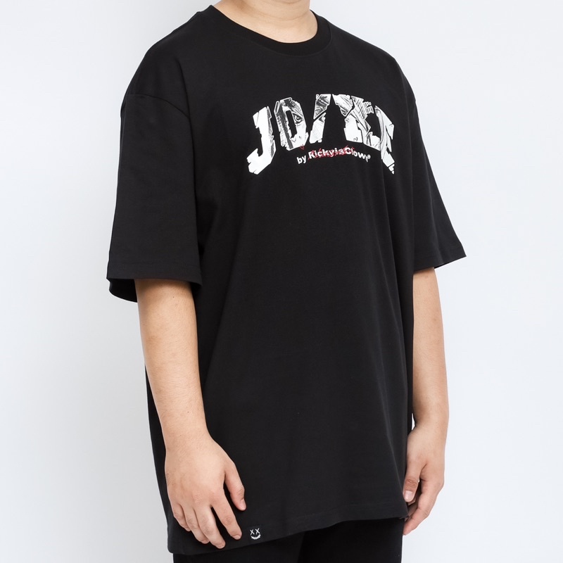 Ricky Is Clown Joke Black Tee