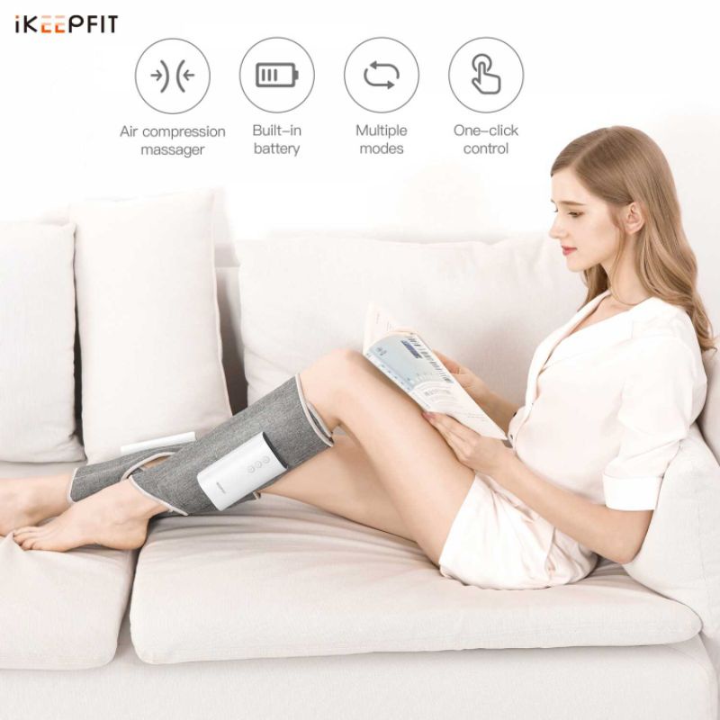 iKEEPFIT Alat Pijat Kaki Betis Leg Massager Rechargeable 2600mAh - KPF-Leg-05-2