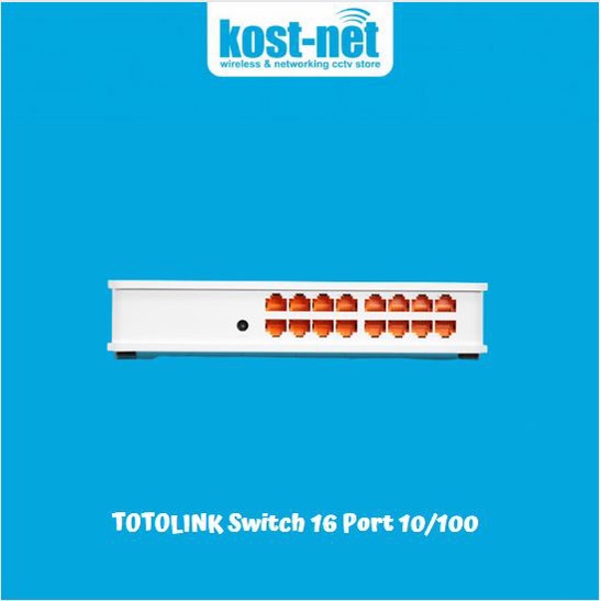 TOTOLINK SW16D - 16 Port 10/100 Dekstop Switch