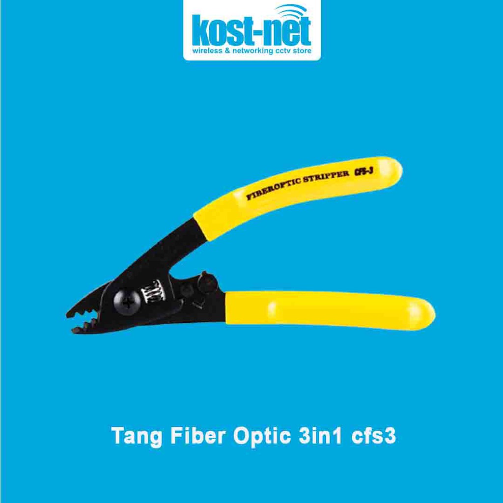 Tang Fiber Optik untuk Stripper Kabel Fiber Optik FTTH CFS-3