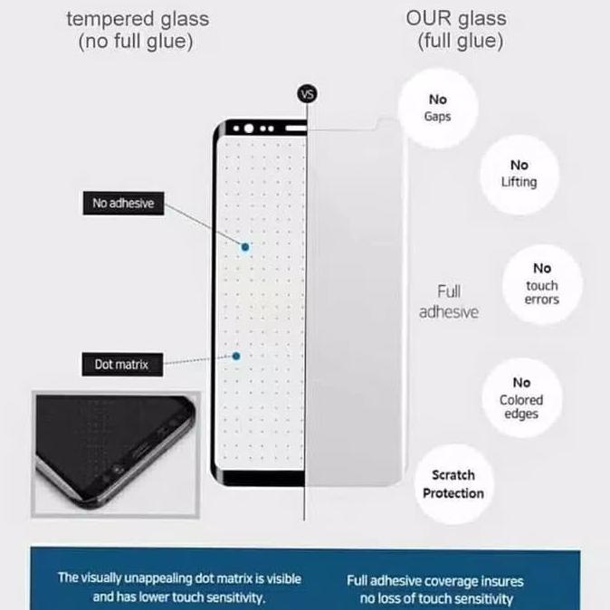 tempered glass uv full glue samsung note 9 note9 antigores cairan full