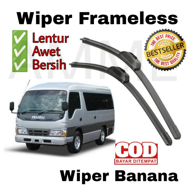 Wiper Isuzu Elf Frameless Banana