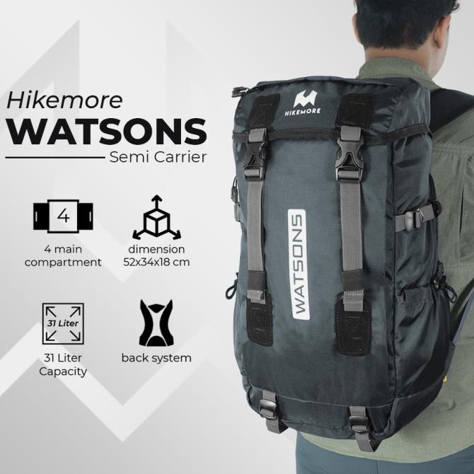 Tas Ransel Daypack Travelling Hikemore Watsons Outdoor