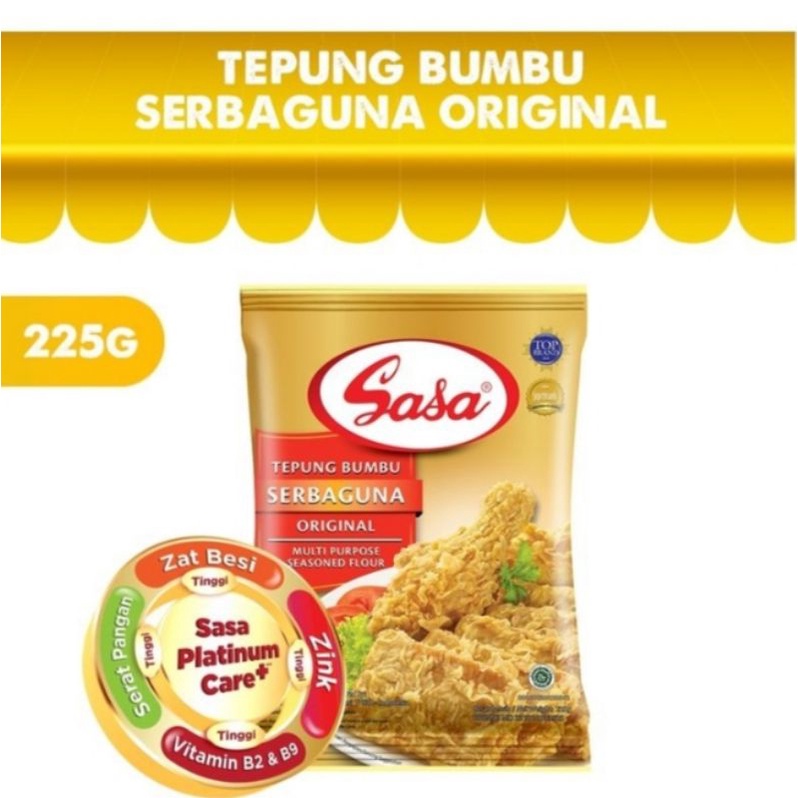 

Tepung Bumbu Sasa Serbaguna Original 210g/ Bakwan 210g