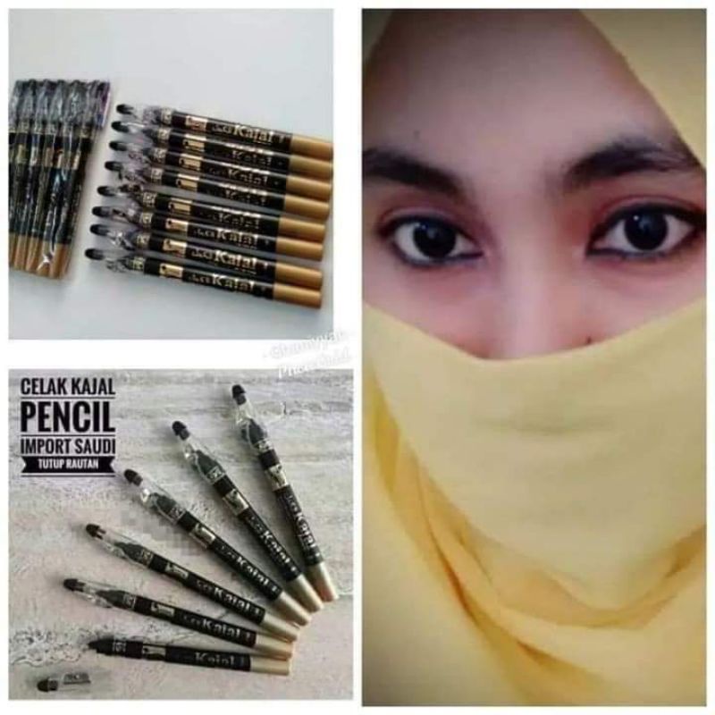 (COD) Celak Kajal Pencil Waterproof ORIGINAL SAUDI