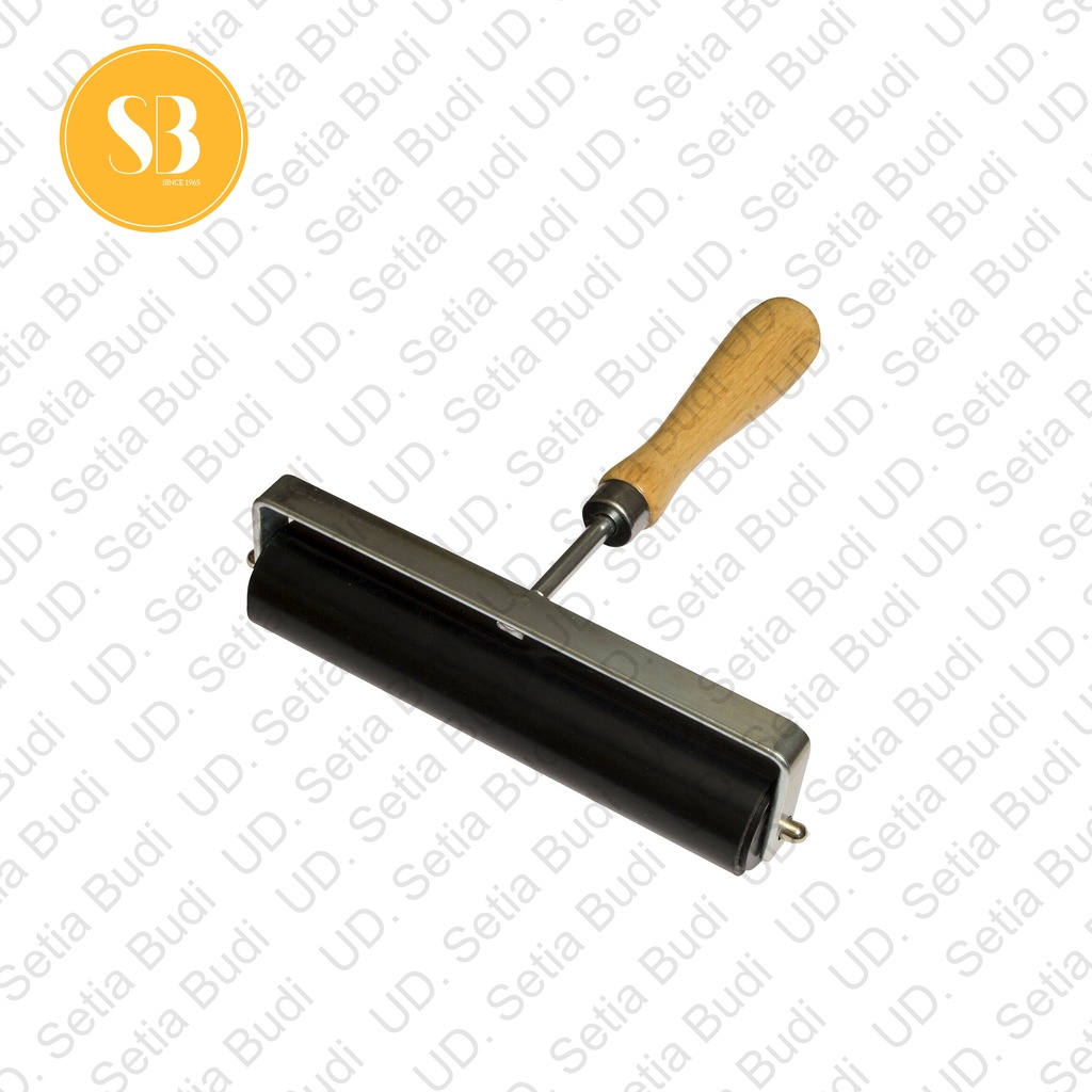 V-TEC Roller Rubber Brayer Besi 15cm Type 715 / Roll Lukis