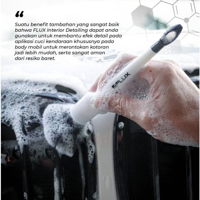 FLUX INTERIOR ULTRA SOFT BRUSH - KUAS DETAILING INTERIOR MOBIL PREMIUM