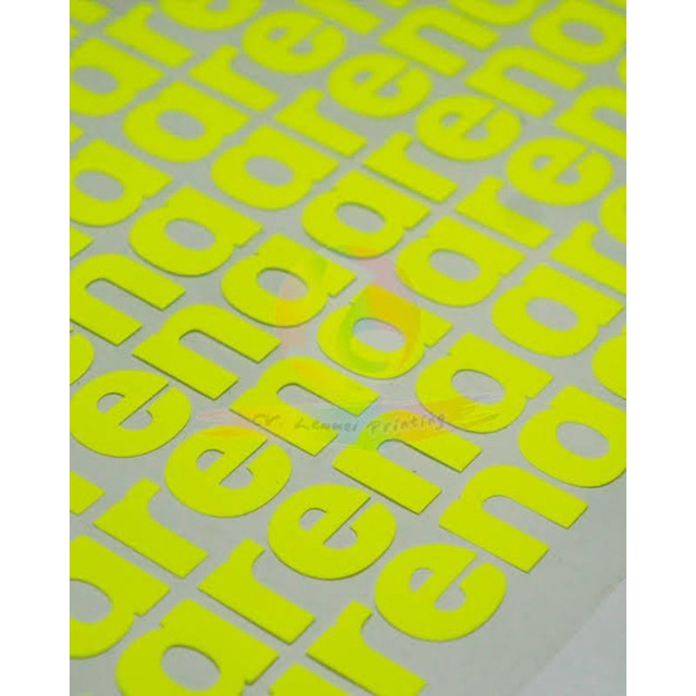 Sablon Setrika • Stiker Kaos • harga 40 rupiah/cm