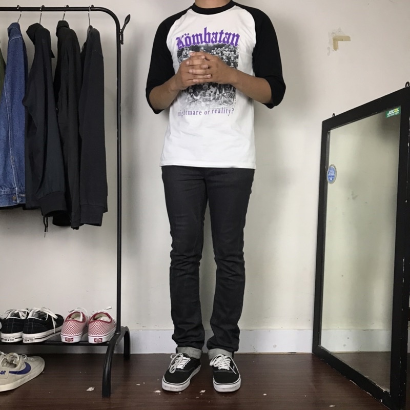 JEANS NUDIE BLACK COATED