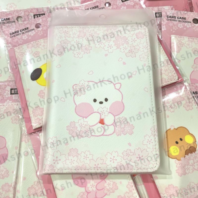 [SALE Ready Stock] BT21 Minini Cherry Blossom Passport Case Cover RJ