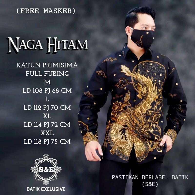 BATIK NAGA HITAM BY SE