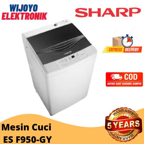 Mesin Cuci 1 Tabung Sharp ESF 950P 9KG Full Otomatis Low Watt