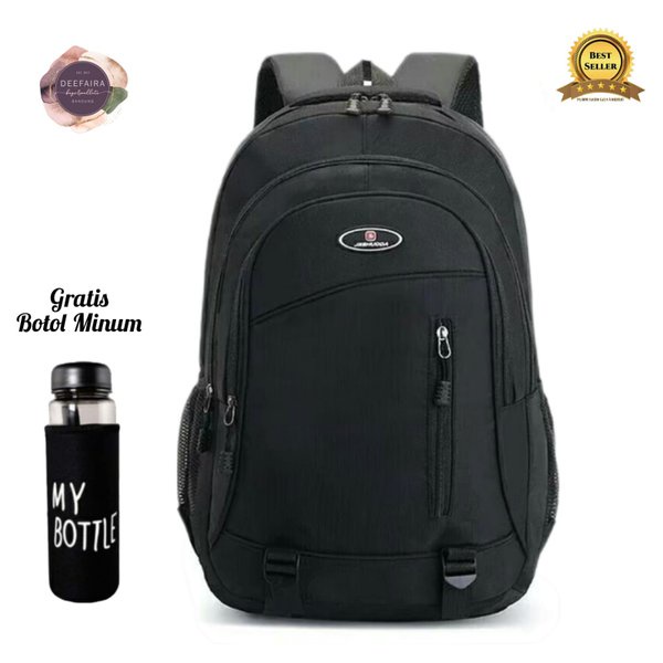 

Tas Ransel Pria Backpack Xpls88 Gratis Botol Minum Untuk Sekolah Kuliah Kerja
