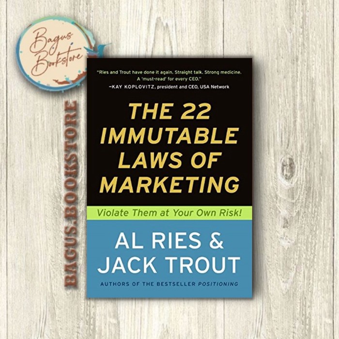 

Most Gifted_versi Eng/Indo_@The 22 Immutable Laws of MarketingAl Ries & Jack Trout