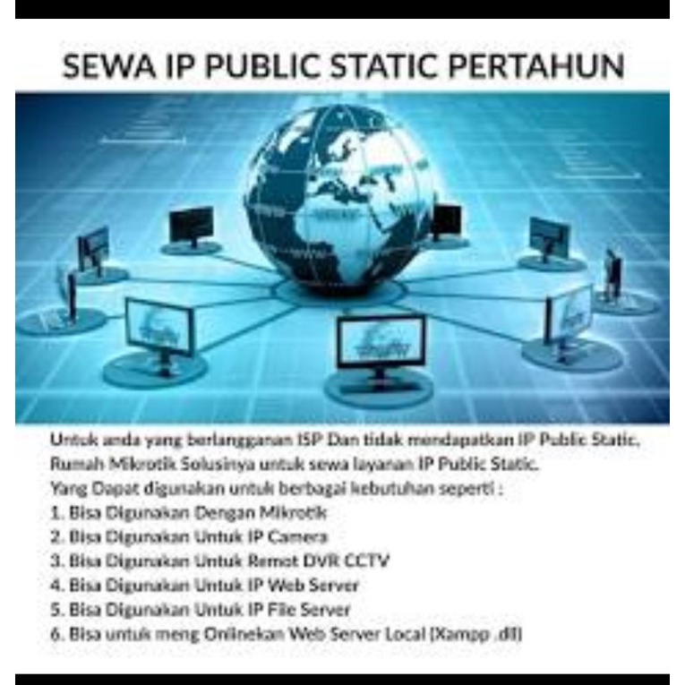 IP Public static open all port 1 tahun web server dapodik microtik. bisa cek deskripsi