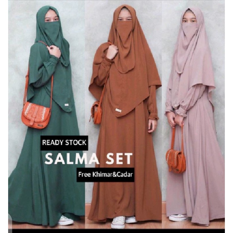 gamis syar'i set cadar