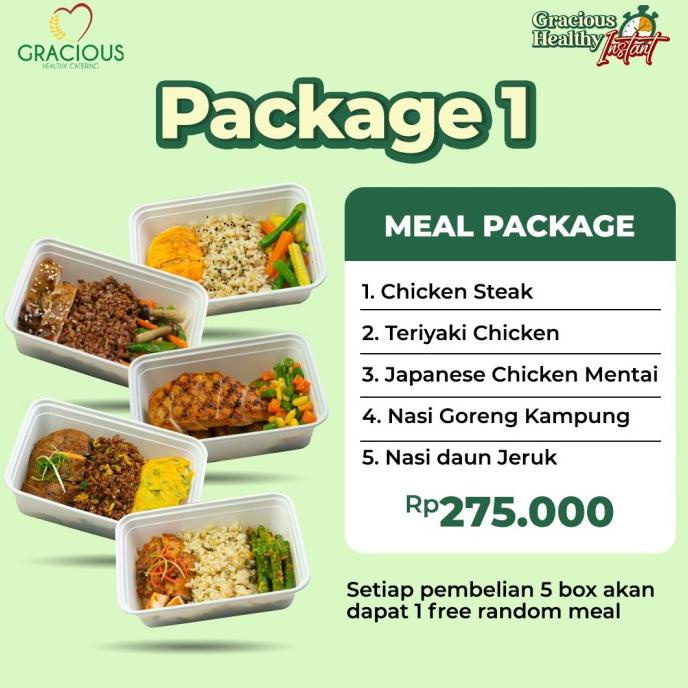 

Promo MEAL PREP GRACIOUS HEALTHY INSTANT - SELURUH INDONESIA