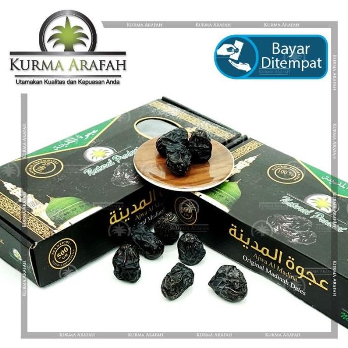 

Promo 500gr Kurma Ajwa Madinah NATURAL PRODUK