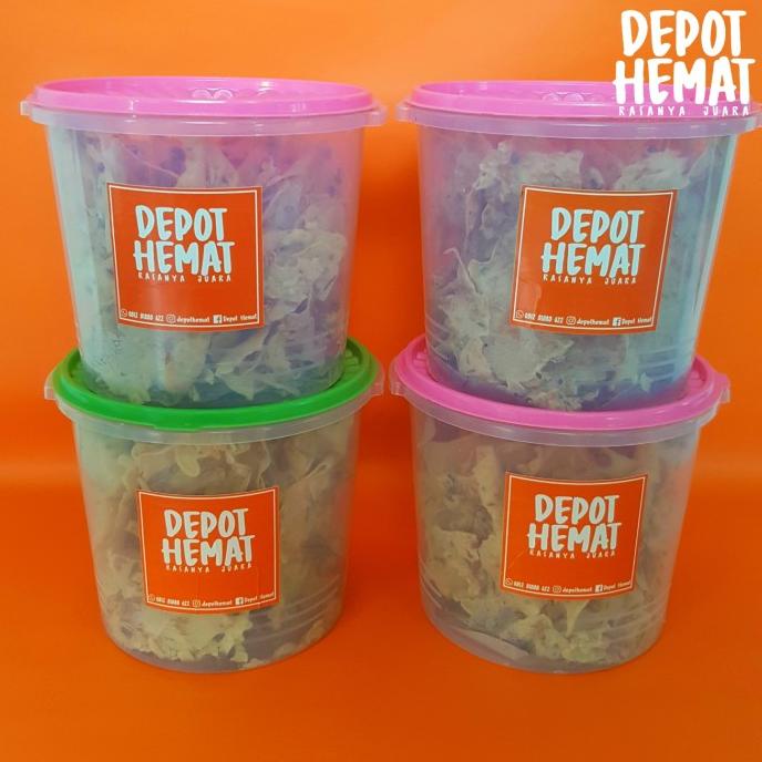 

Promo Peyek Rempeyek 500gr - Kacang Tanah, Kacang Hijau, Udang Rebon, Teri