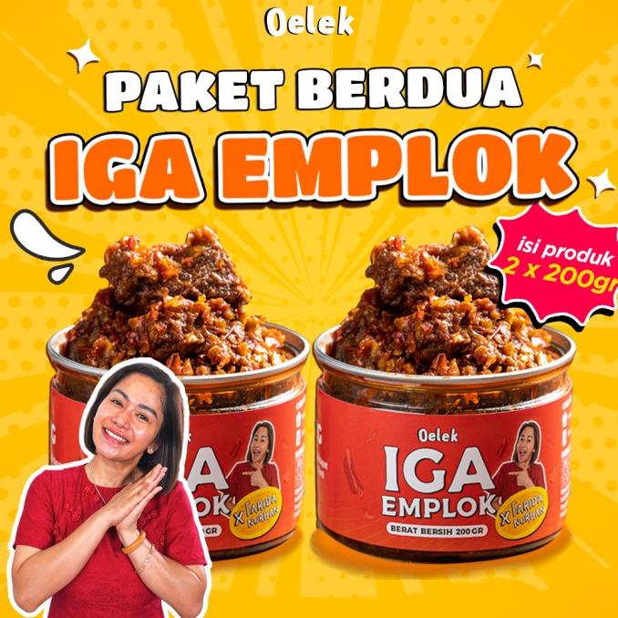 

Promo Paket Berdua Iga Emplok Oelek x Farida Nurhan - 2 Pack Iga Emplok