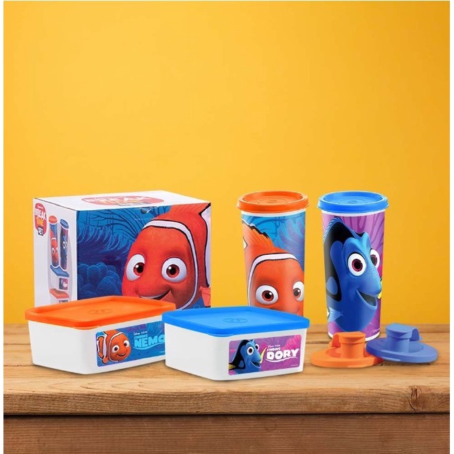TUPPERWARE BEKAL ANAK BREAK TIME - NEMO 1 SET DISKON