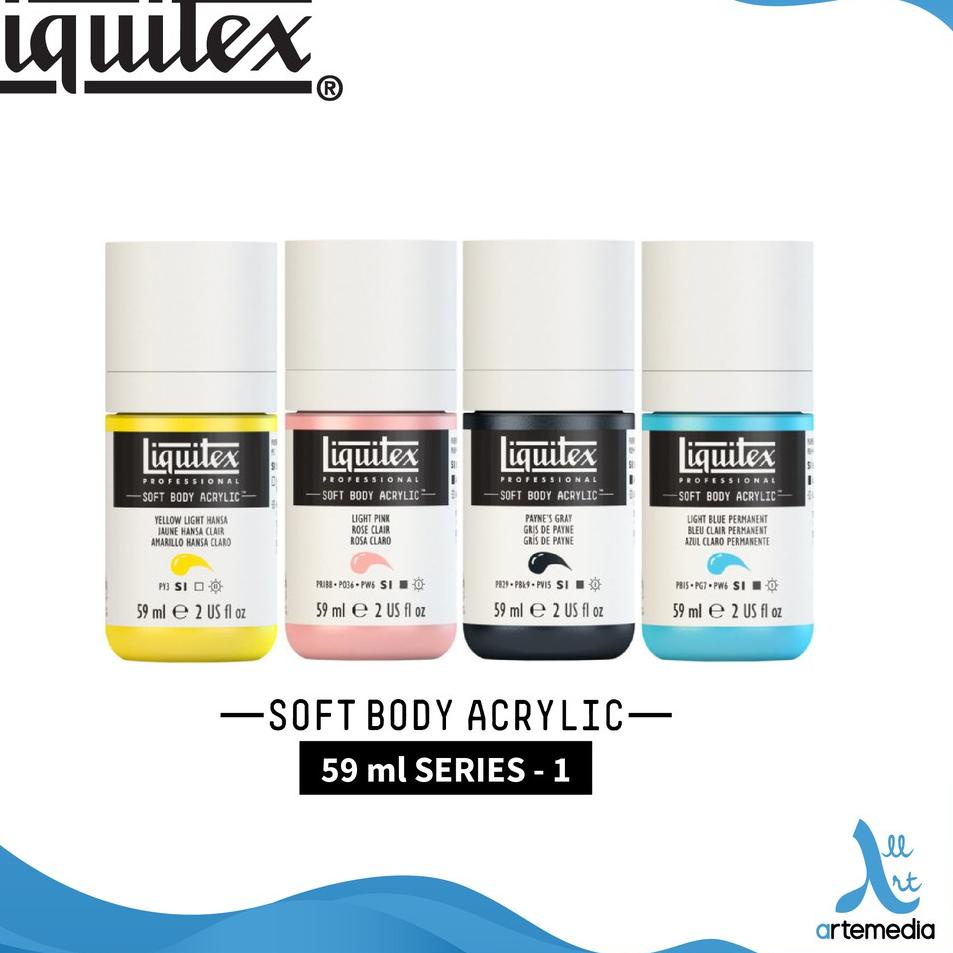 

Hot Limited Cat Akrilik Liquitex Soft Body 59ml Series 1 Acrylic Color