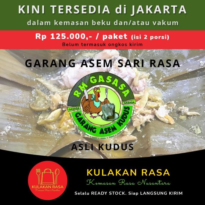 

Promo GARANG ASEM SARI RASA dengan ayam kampung khas Kudus