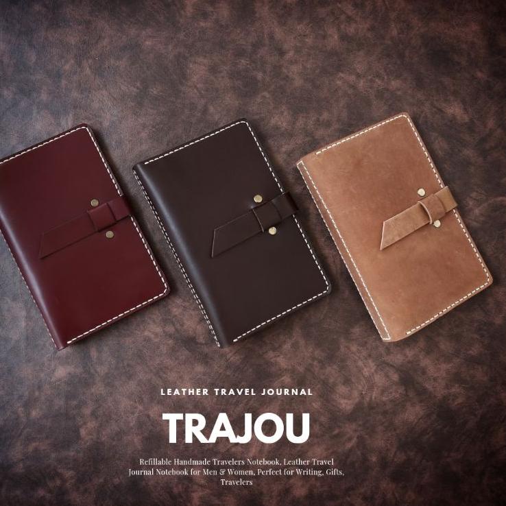 

Super Produsen Binder A6 Kulit Asli 6 Ring Travel Journal Leather