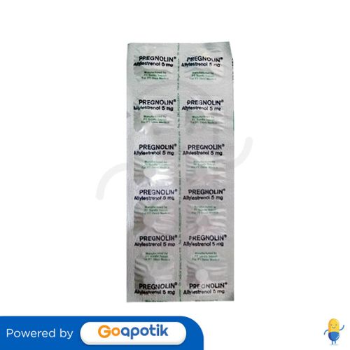 PREGNOLIN 5 MG STRIP 10 TABLET