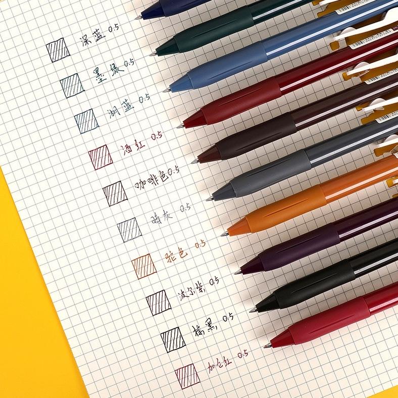

Termurah Kensho Pen Vintage Colour Ink 0.5 Mm Set 5 / Bolpen /Pulpen/Warna