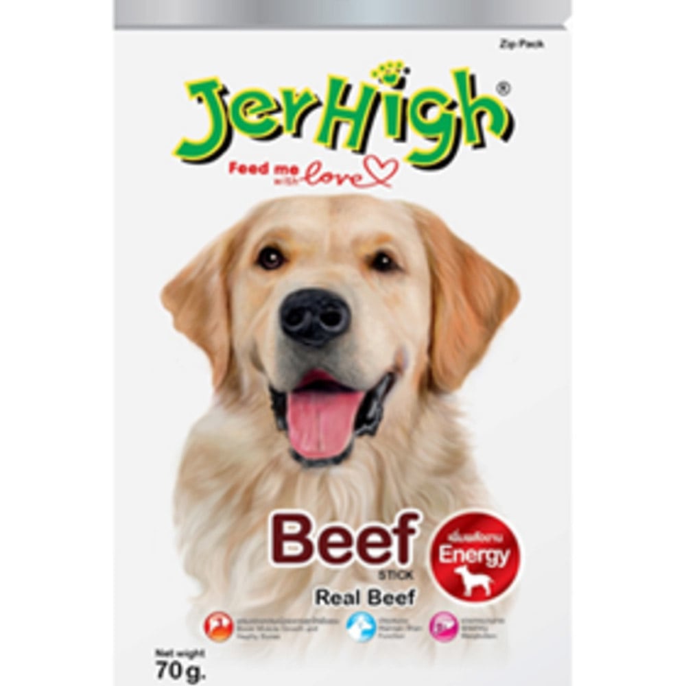 Jerhigh 70 Gr Camilan Anjing Stik Sapi