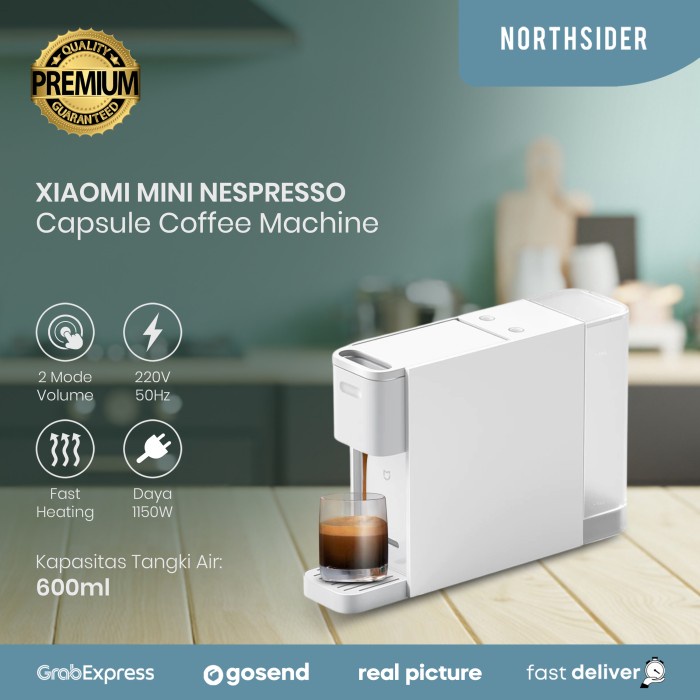 Terlaris Xiaomi Mini Nespresso Capsule Coffee Machine Mesin Kopi Kapsul S1301