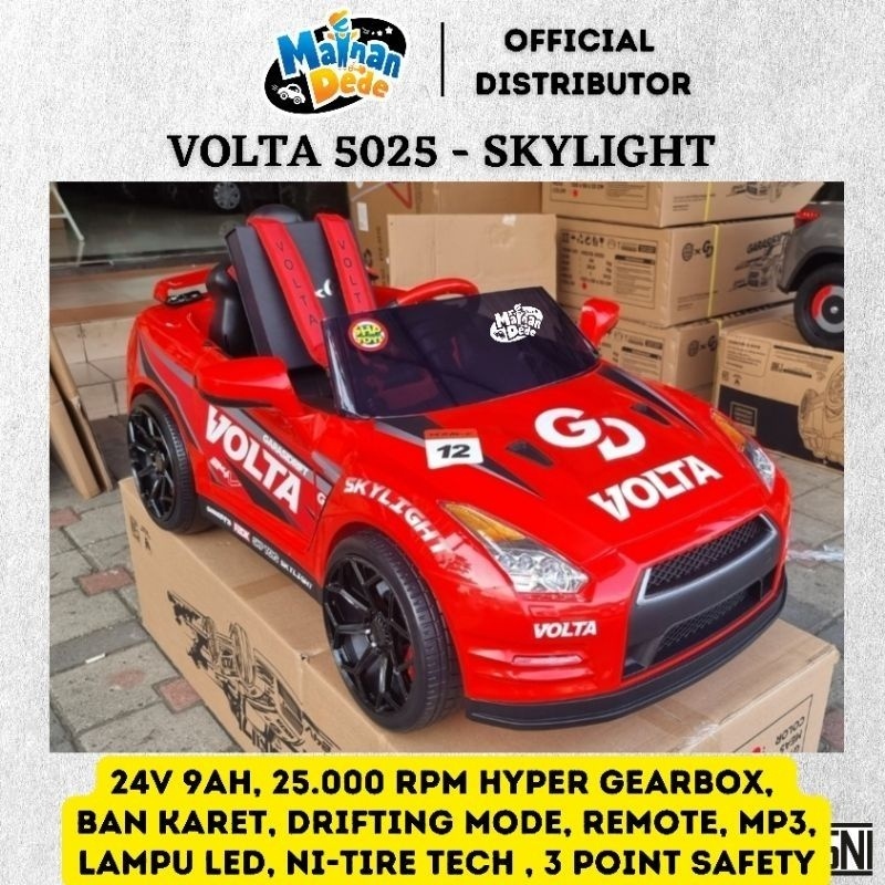 Mainan Mobil Aki Anak Gokart Elektrik Drifter 24V Uk 822 Unikid