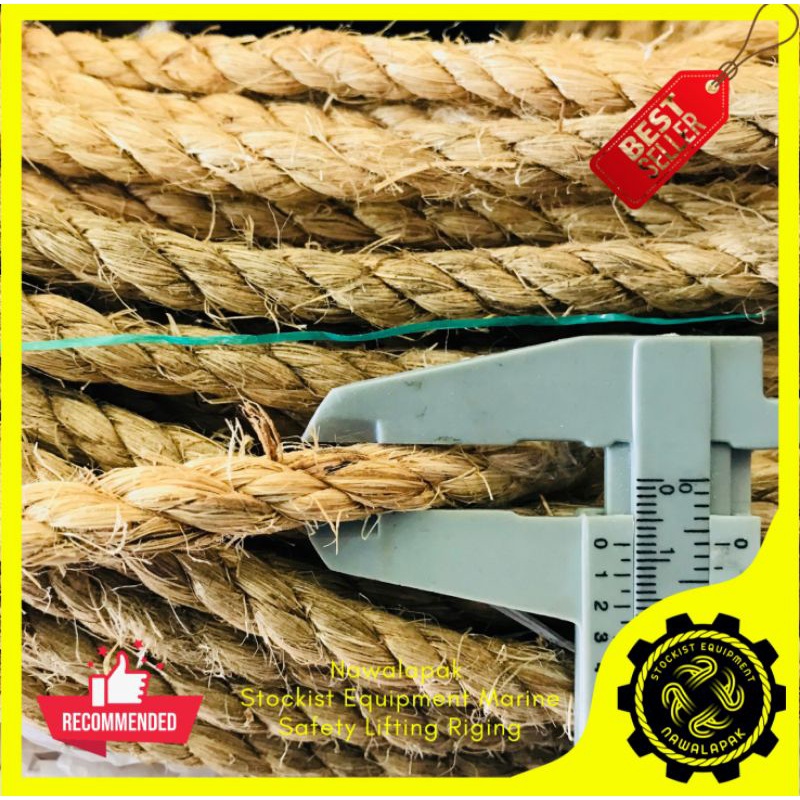 

Tali Tambang Manila 8mm / Tali Tampar Gurita / Harga Per Meter