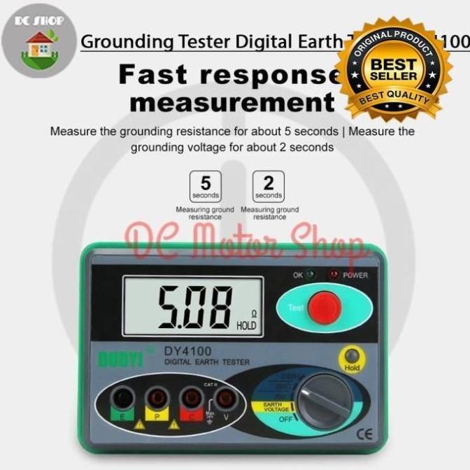 Duoyi Digital Earth Grounding Tester Dy4100 Ground Resistance Tester